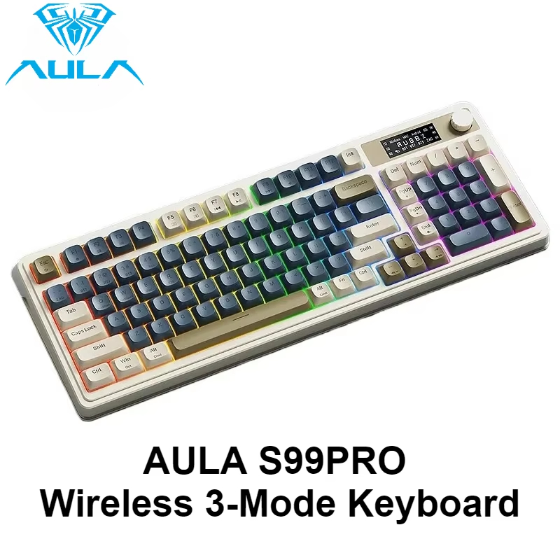 Gaming Keyboard That Is Quiet - AULA S99 Pro Трехрежимная Bluetooth 2.4G