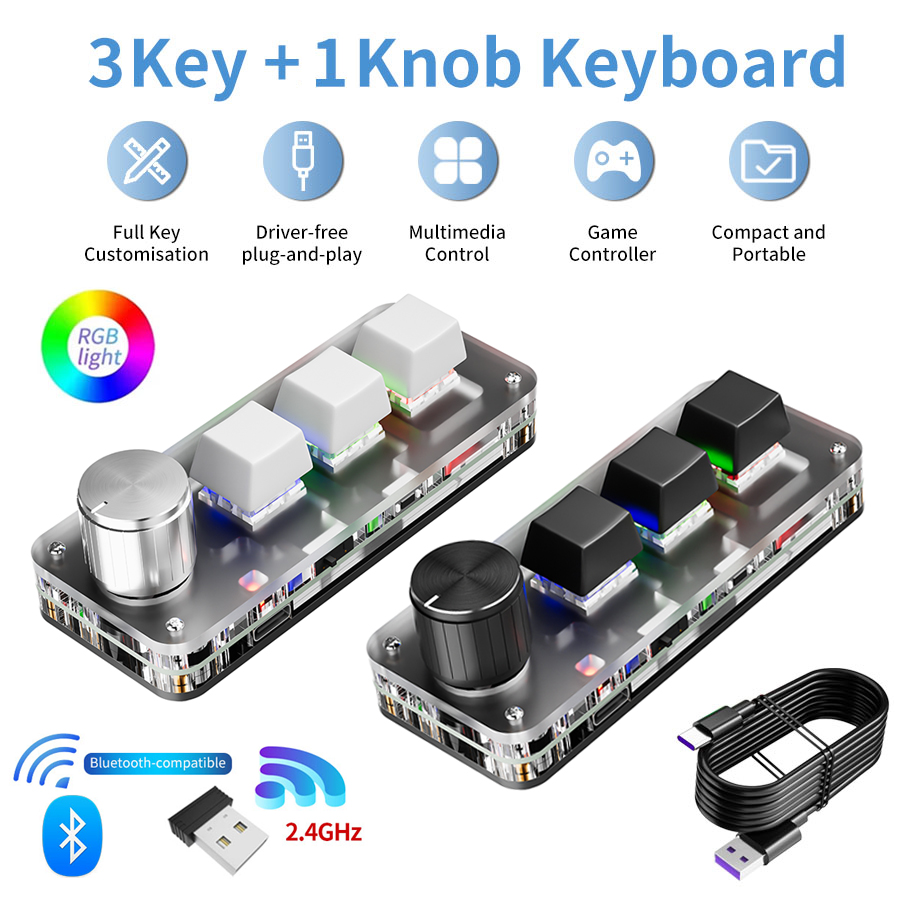 Gaming Keyboard And Mouse For Xbox - 2,4G Bluetooth, 3 клавиши, 1 ручка,