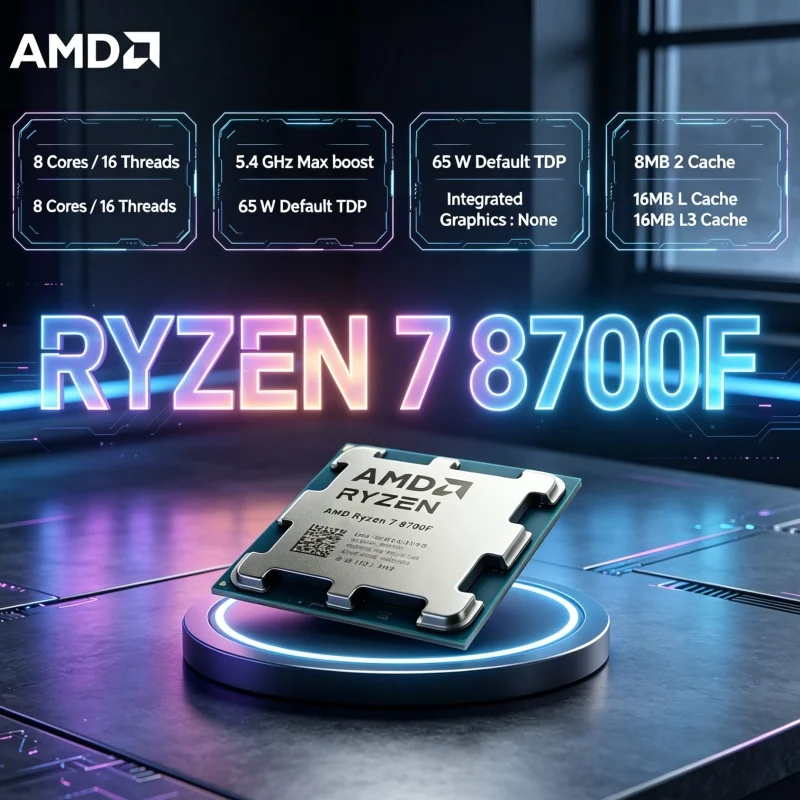 Amd Cpu Ryzen 7 - AMD Ryzen 7 8700F Экономичный процессор