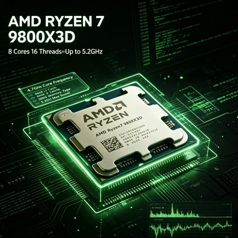 Amd Cpu Ryzen 7 - AMD Ryzen 7 9800X3D X3D —
