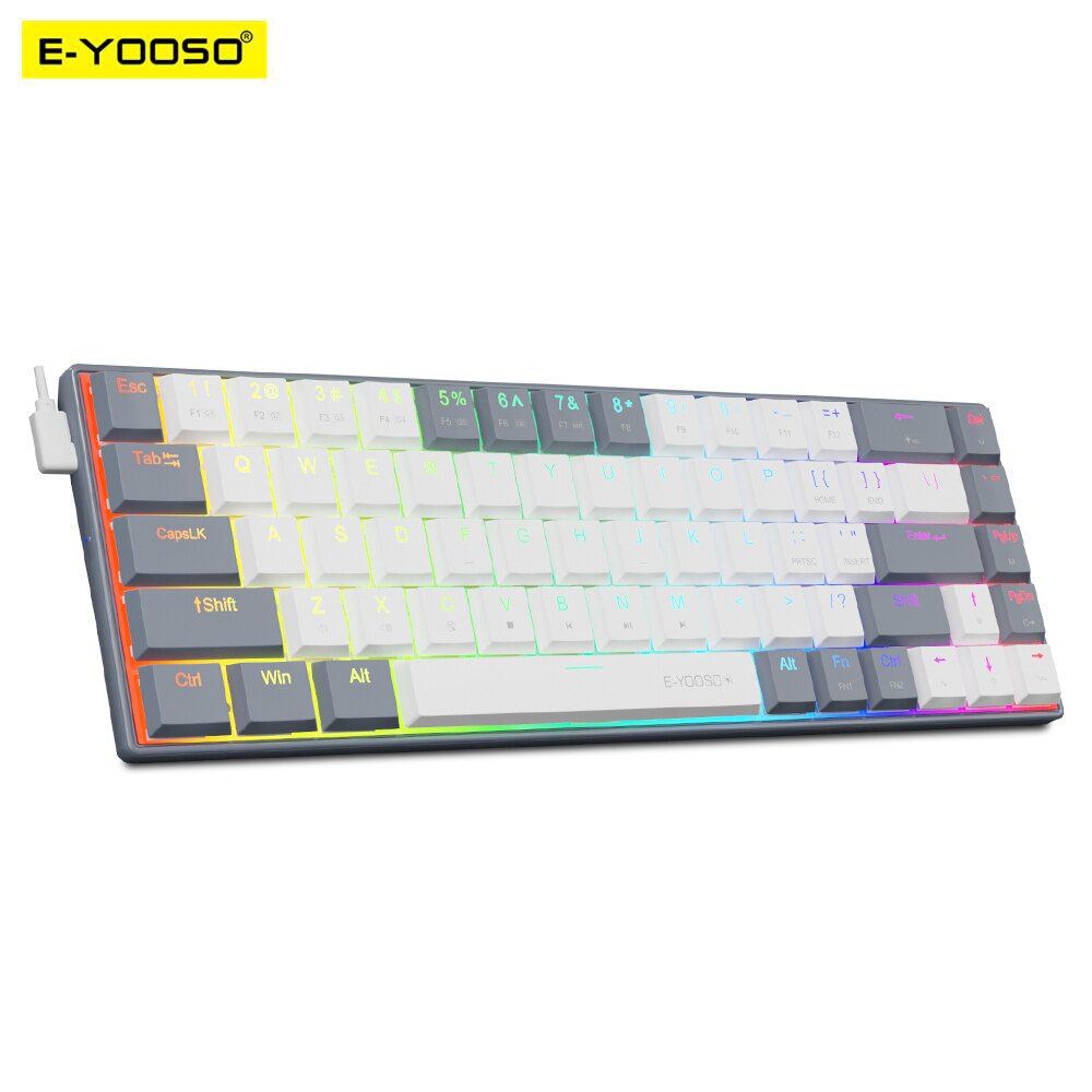 E-YOOSO A68 RGB Mini Slim USB  – обзор и цена Gaming Keyboard E Yooso