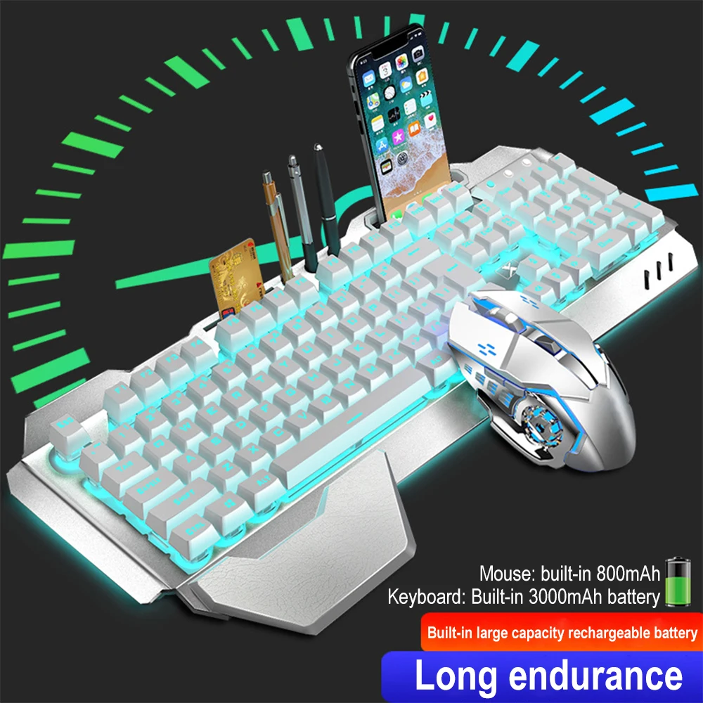 K680 перезаряжаемый 2,4G беспр – обзор и цена Gaming Keyboard And Mouse For Xbox