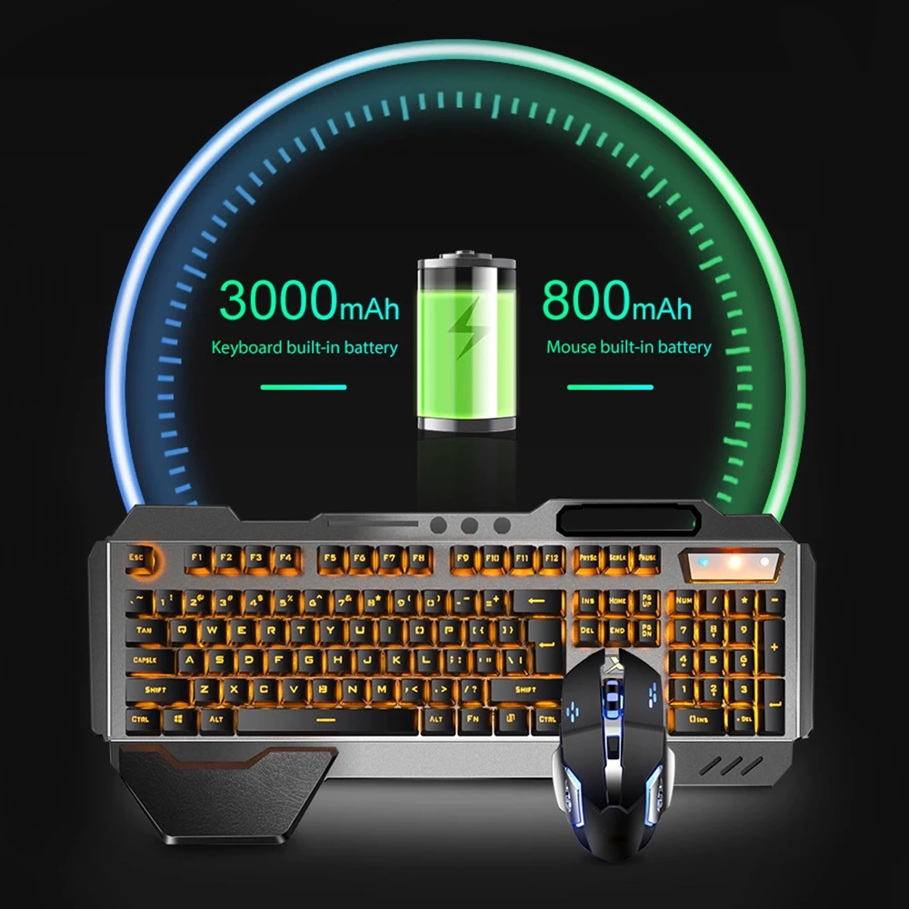 K680 перезаряжаемый 2,4G беспр – обзор и цена Gaming Keyboard And Mouse For Xbox