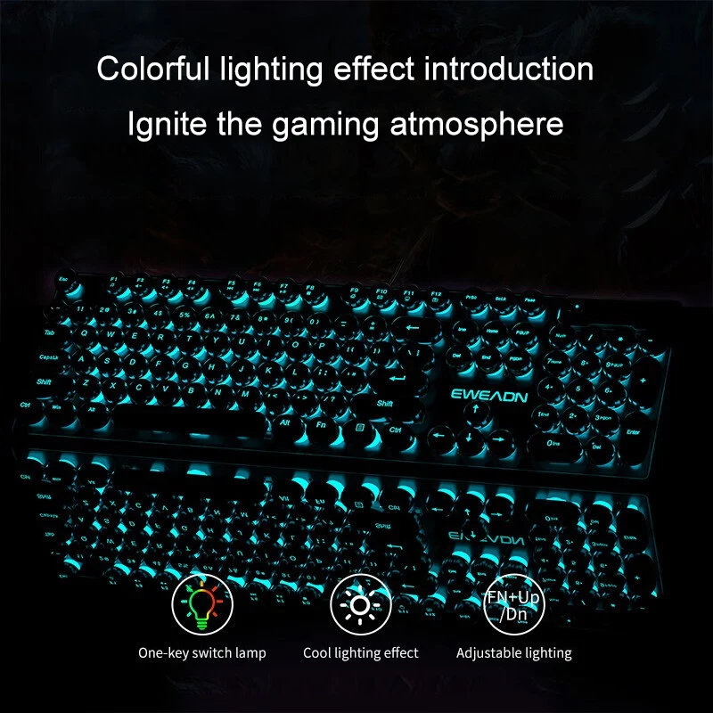 Ретро-панк набор клавиатуры и  – обзор и цена Gaming Keyboard And Mouse