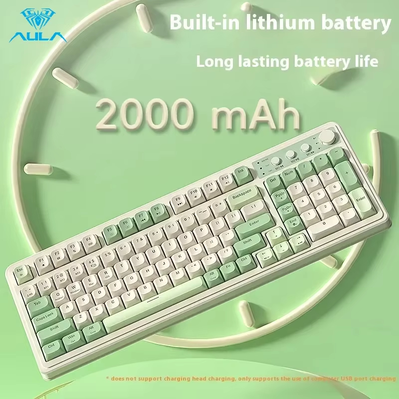 AULA S99 Трехрежимная беспрово – обзор и цена Gaming Keyboard That Is Quiet