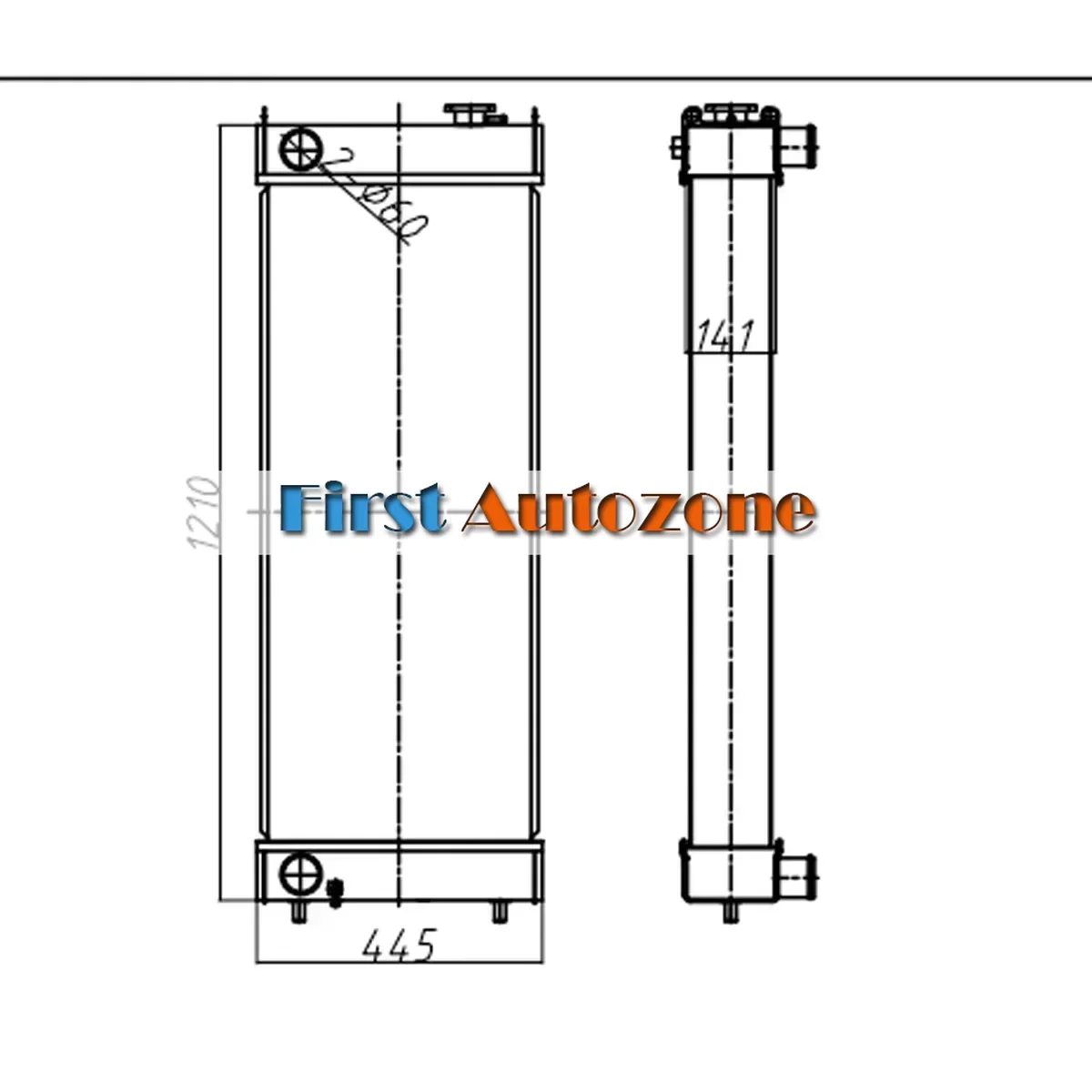 Радиатор водяного охлаждения L – обзор и цена Aluminum Case 65