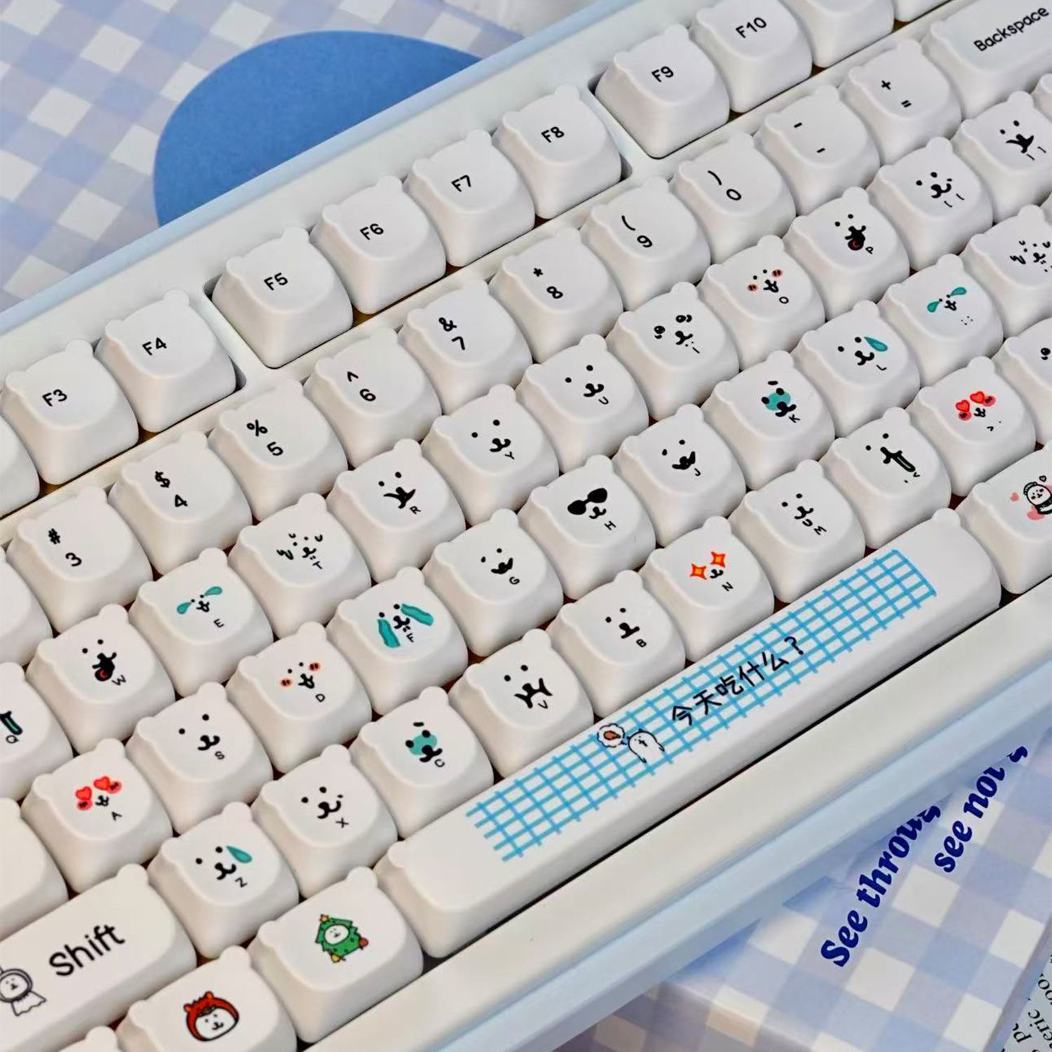 Милые мультяшные кейкапы с мед – обзор и цена Gaming Keyboard Ergo