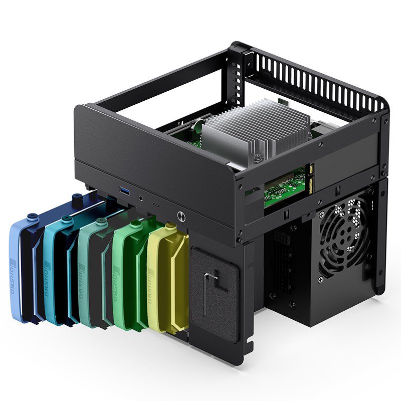 JONSBO N2 NAS Алюминиевый мини – обзор и цена Aluminum Case 65