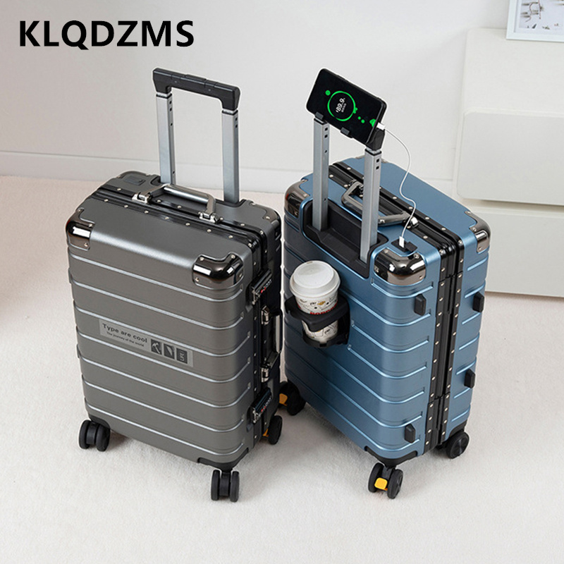 Чемодан KLQDZMS с алюминиевой  – обзор и цена Aluminum Case 65